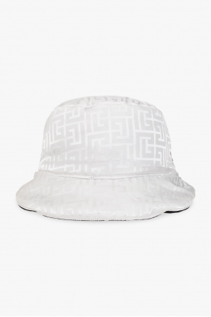 Reversible bucket hat with monogram od Balmain