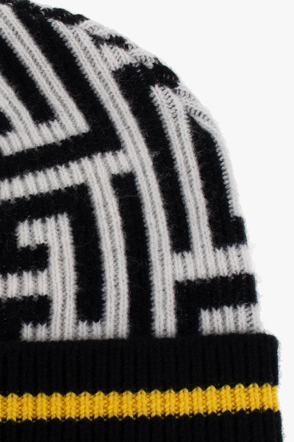 Balmain Monogrammed wool beanie