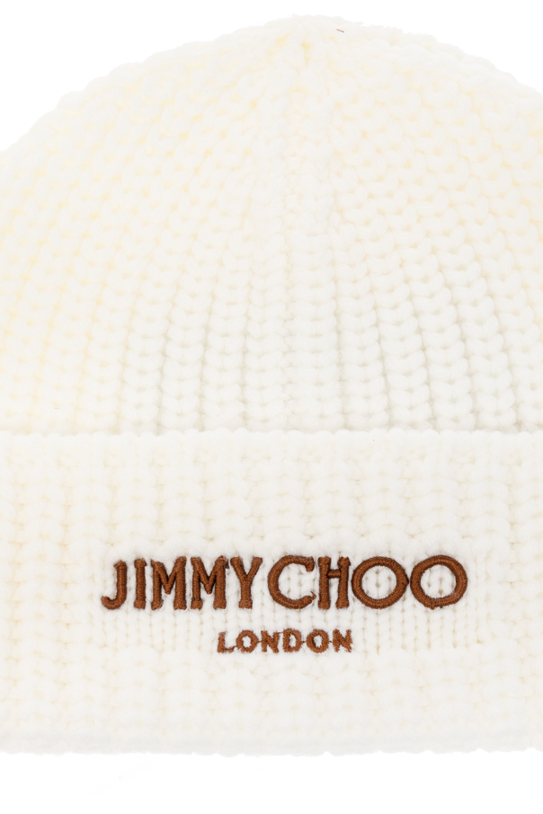Jimmy Choo Wełniana czapka ‘Yuki’