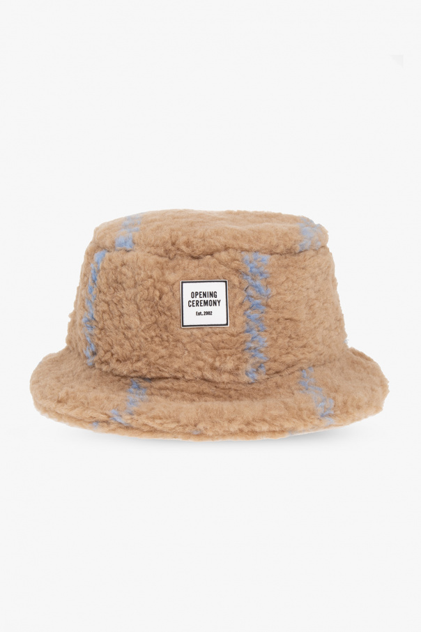 Opening Ceremony Faux fur bucket hat
