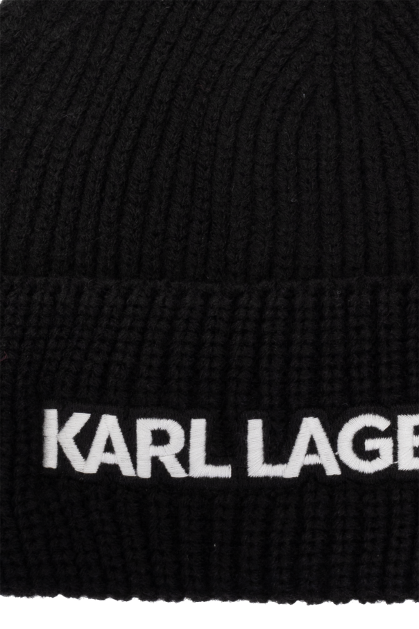 Karl Lagerfeld Kids Beanie with logo