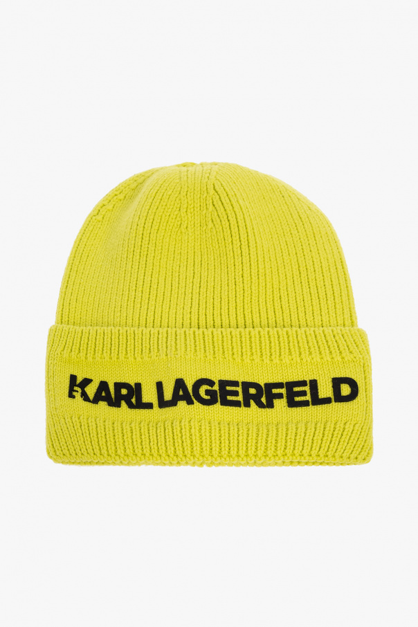Karl Lagerfeld Kids Beanie with logo