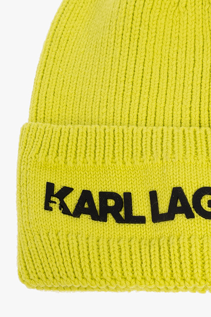 Karl Lagerfeld Kids Beanie with logo