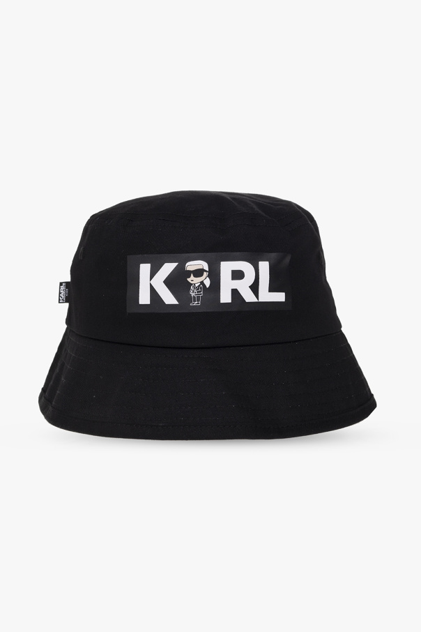 Karl Lagerfeld Kids Bucket p110 hat with logo