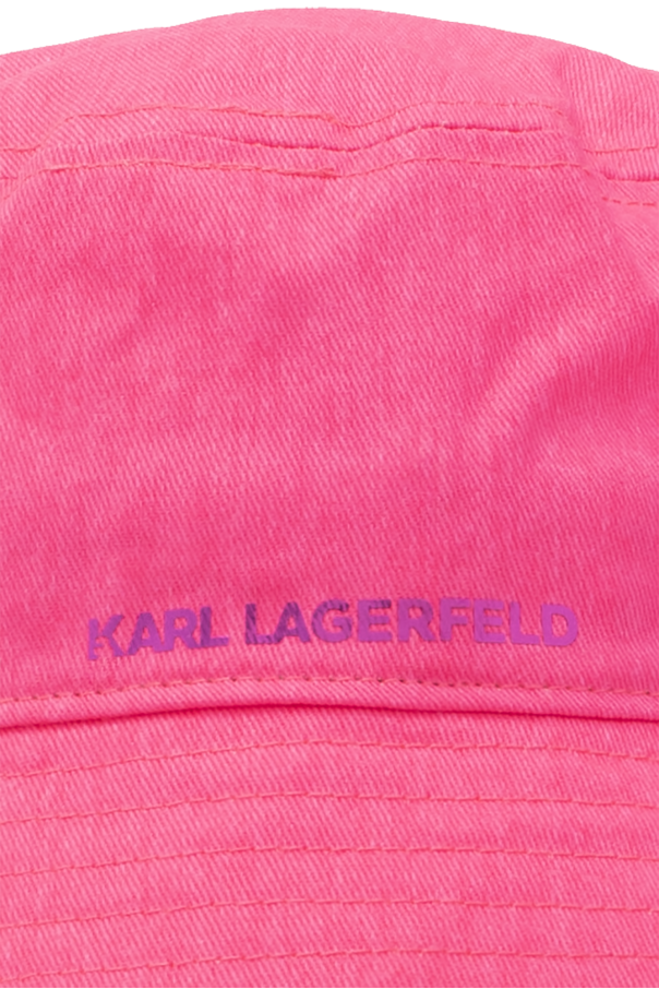 Karl Lagerfeld Kids Bucket hat with logo