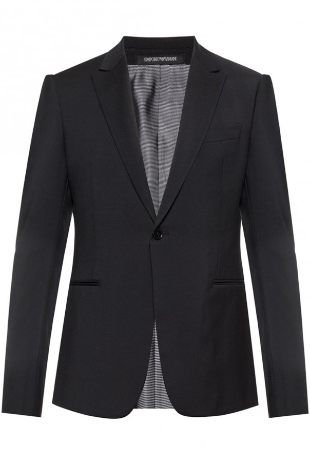 Black Wool suit Emporio Armani - Vitkac TW