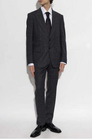 Tom Ford Wool suit with a check pattern
