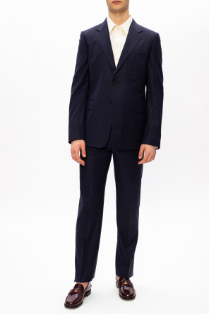 gucci soft-round Wool suit