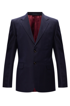 gucci soft-round Wool suit