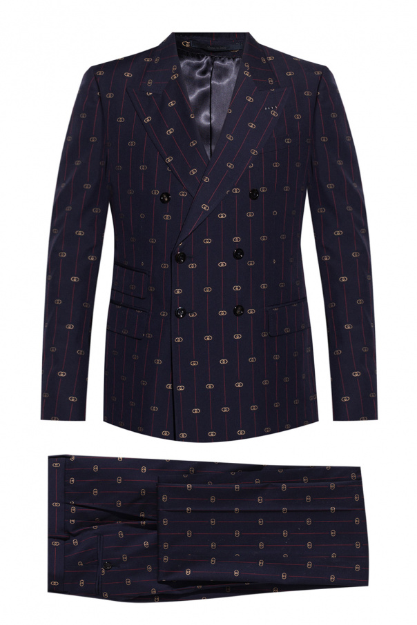 gucci coupe Suit with GG monogram