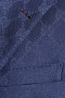 Gucci NAVY BLUE Wool suit with monogram