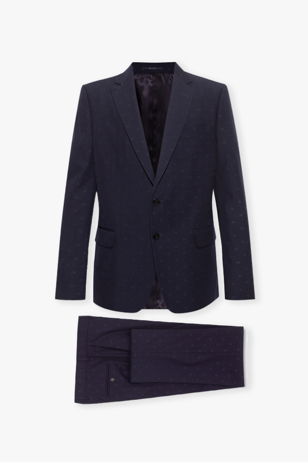 Gucci Wool suit with GG pattern