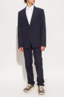 Gucci NAVY BLUE Wool suit with GG pattern