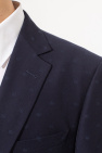 Gucci NAVY BLUE Wool suit with GG pattern