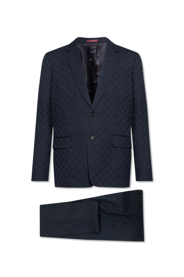 Wool suit with GG pattern, zdjęcie 1 Wool suit with GG pattern od Gucci