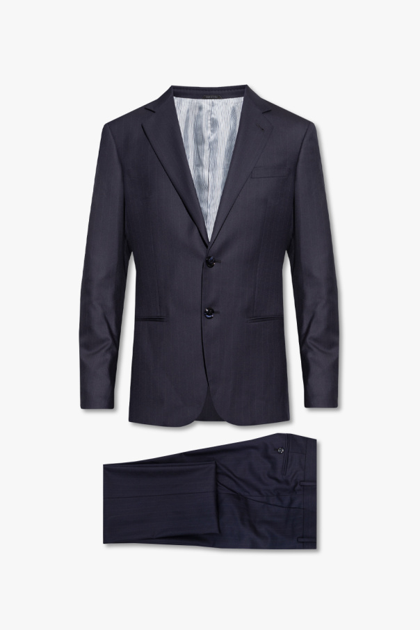 Giorgio Armani grained Wool suit