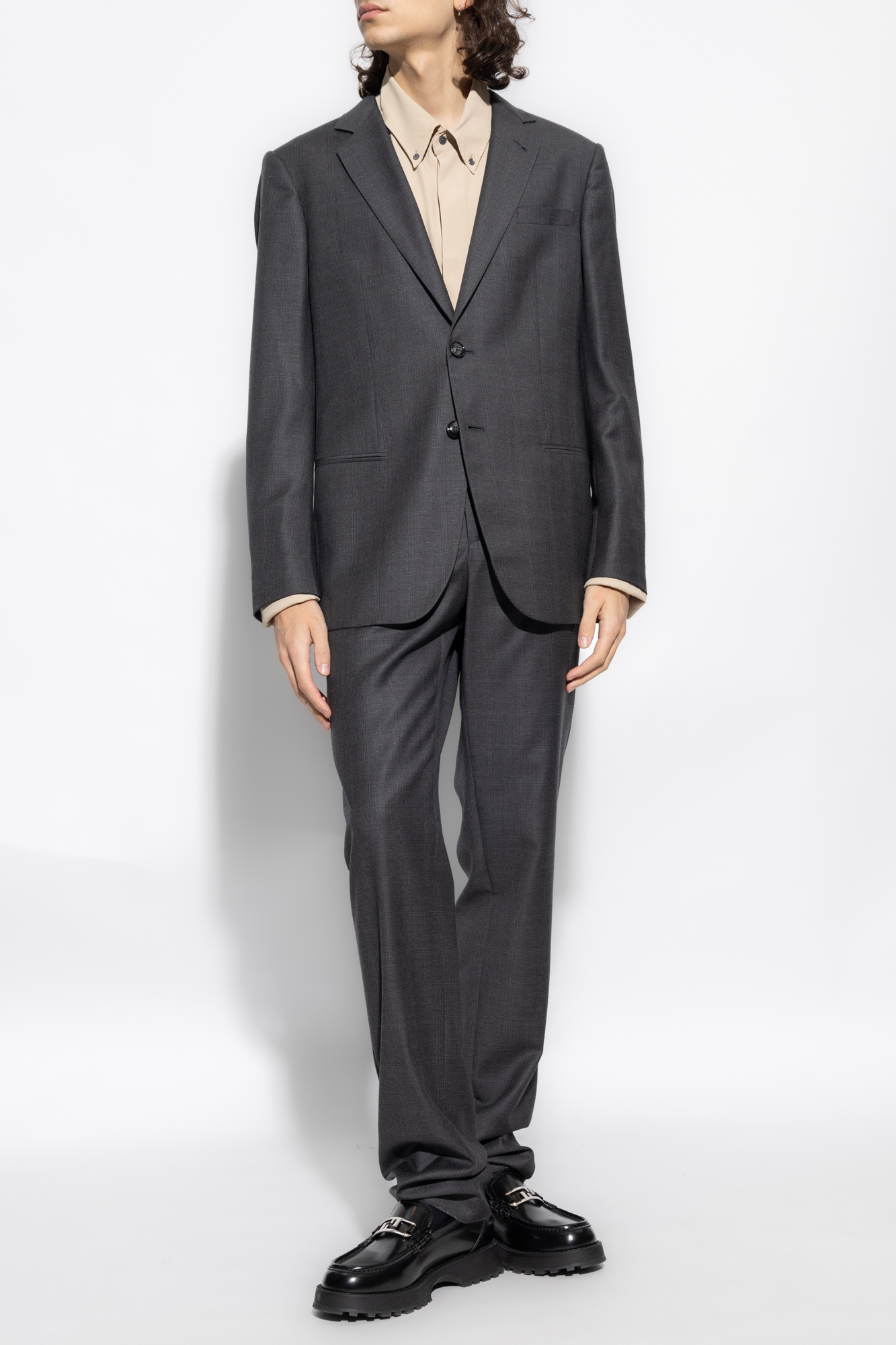 Giorgio armani Mistyrose Wool suit