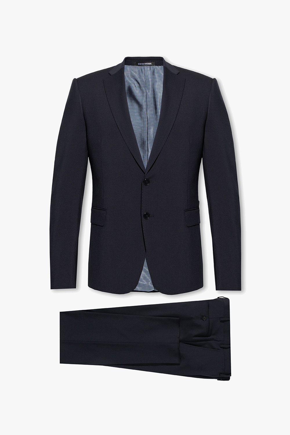 Emporio embroidered armani Wool suit