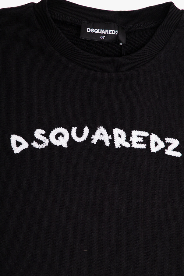 Dsquared2 Kids Mastermind World skull-embroidered basketball shorts
