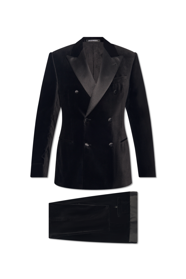 Velvet suit od Emporio Armani