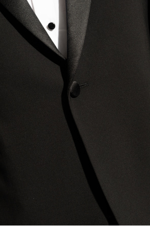 Emporio logo-stripe armani Wool suit