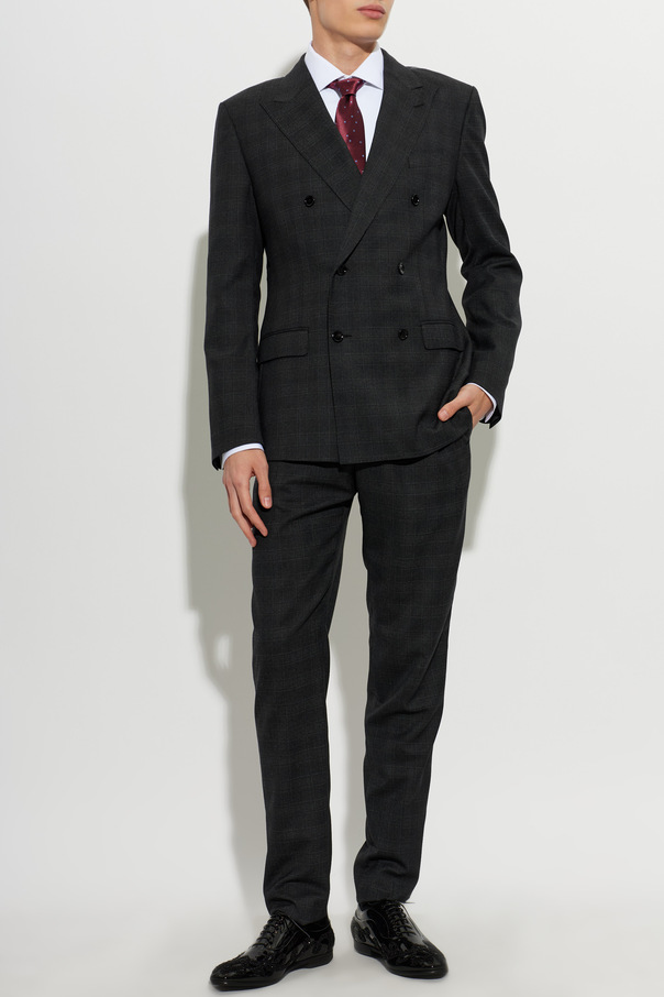 Dolce & Gabbana Costum cu model în carouri