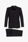 Dolce & Gabbana lace-insert tie-waist trench coat
