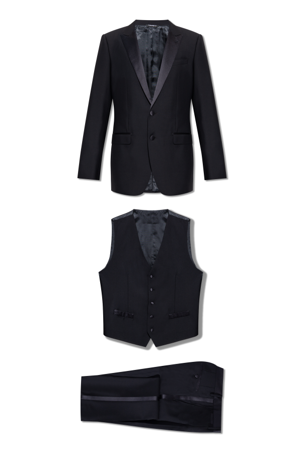 Three-piece suit in wool od Dolce & Gabbana