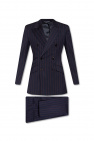 Dolce & Gabbana floral-print buttoned coat Wool suit