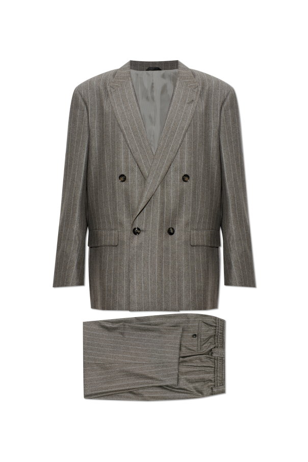 Wool pinstripe suit od Giorgio Armani