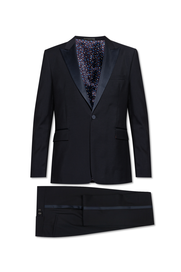 Suit with satin inserts od Paul Smith