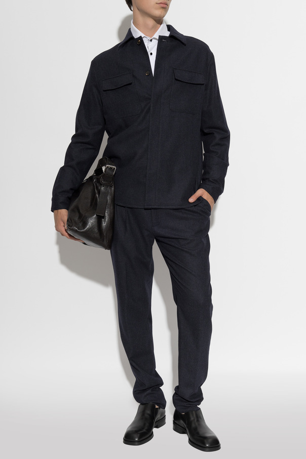 Eleventy Wool set: jacket and trousers