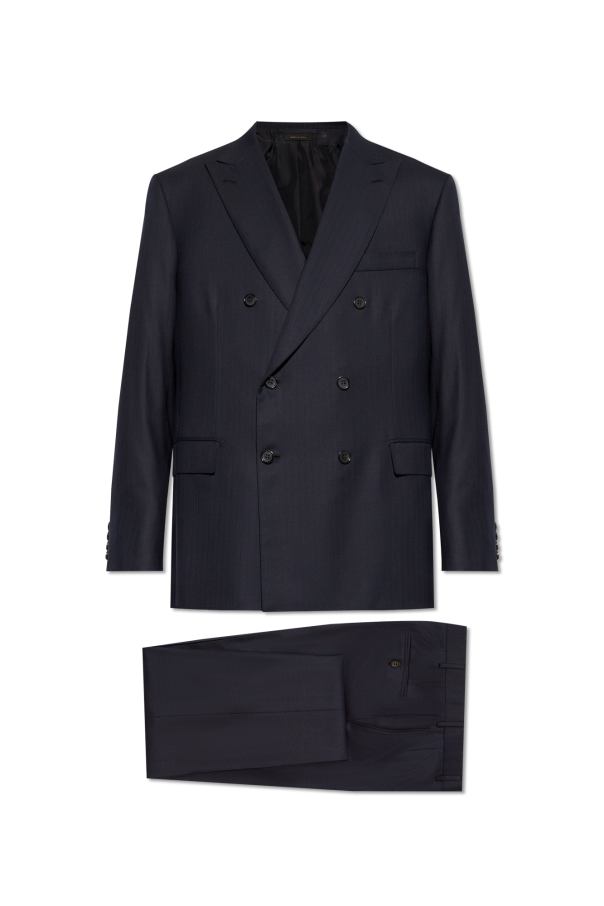 Pinstriped suit od Brioni
