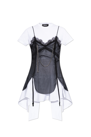 Top made of combined materials od Dsquared2