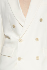 Dsquared2 cream Double-breasted suit