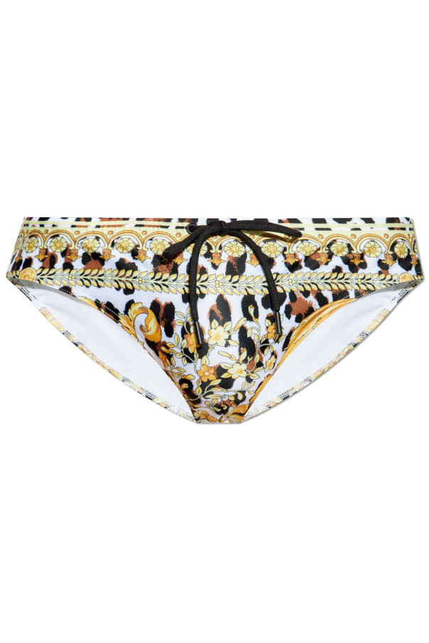 Versace Patterned swim briefs