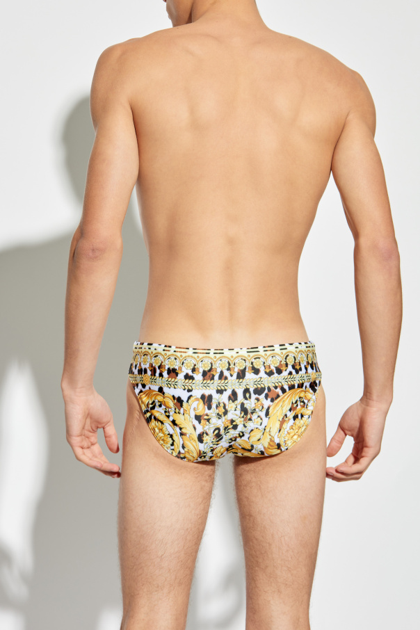 Versace Patterned swim briefs