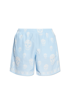 Shorts de baño con motivo de calavera