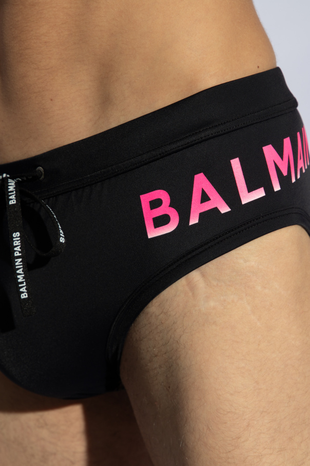 balmain pumps Swim shorts with logo