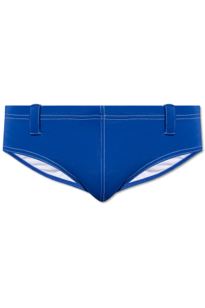 Swim briefs with logo