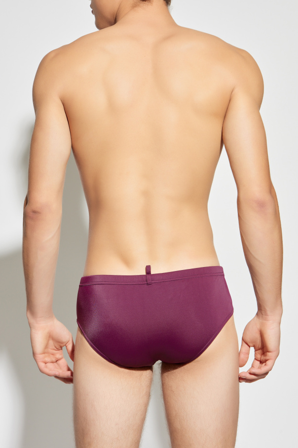 Dsquared2 Slipy kąpielowe z logo