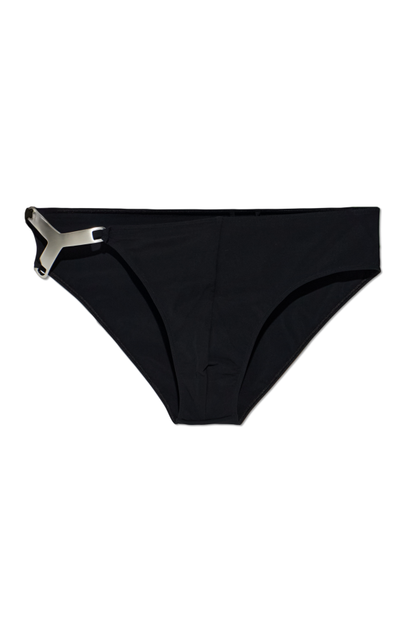 Swim briefs with applique od Rick Owens