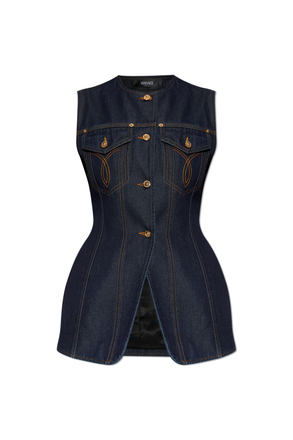 Denim vest od Versace