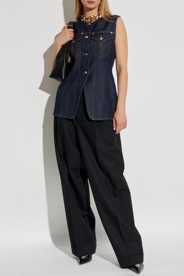 Versace Chaleco vaquero