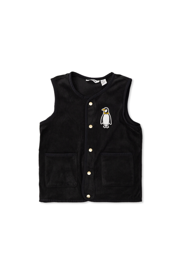 Fleece vest with patch od Mini Rodini
