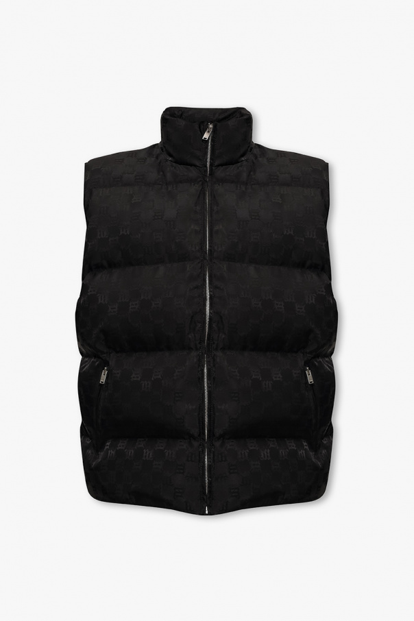 MISBHV Puffer vest with standing collar