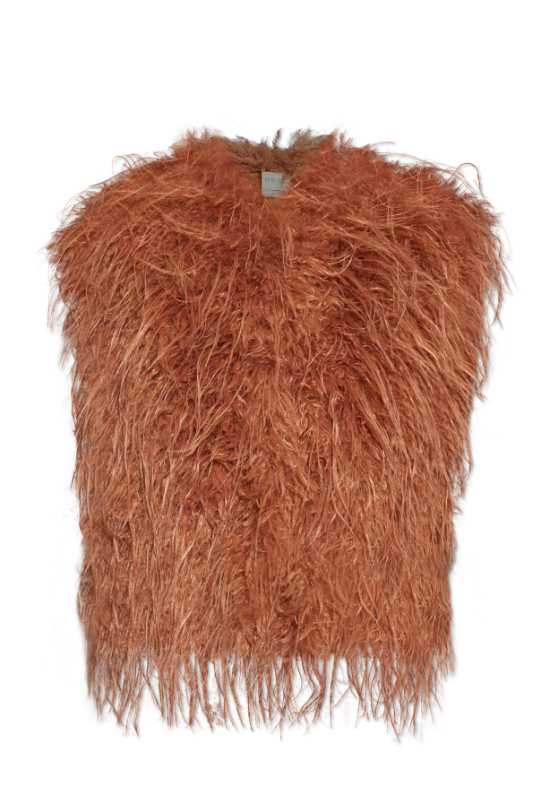 Faux fur vest od forte_forte