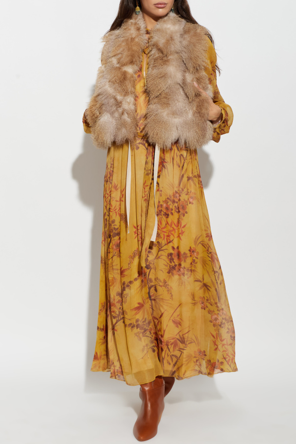 forte_forte Faux fur vest