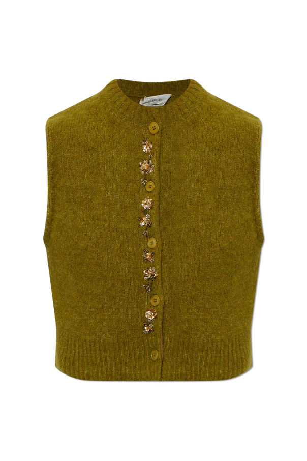 Waistcoat with appliqués od forte_forte