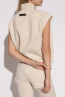 Fear Of God Essentials beige Sleeveless sweatshirt